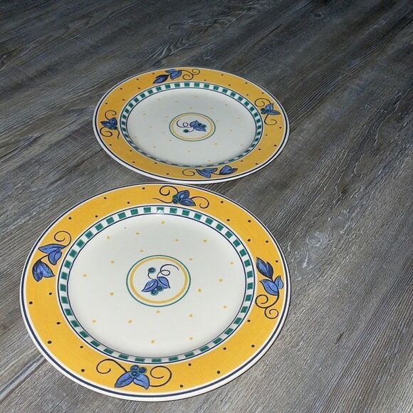 COPY - 2 Vintage Sango Fiesta 3015 salad plates - Picture 1 of 9